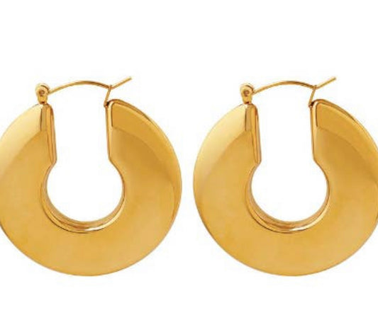 Stylish Hoop Earrings Tarnish Free