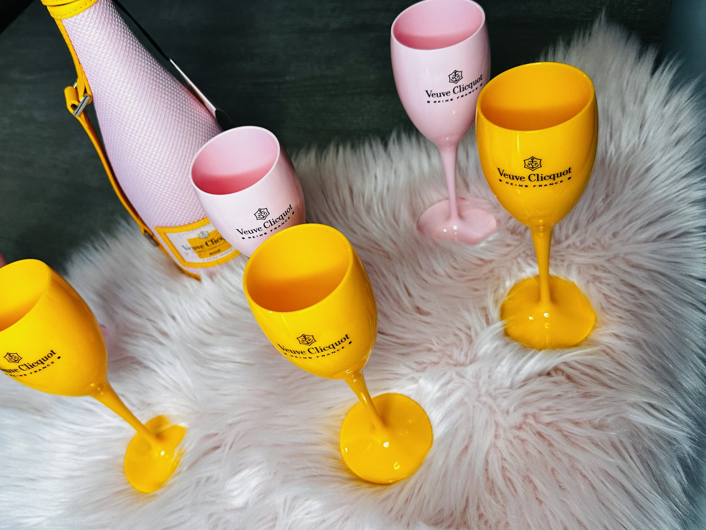 Veuve Clicquot 2 pc Champagne Flutes