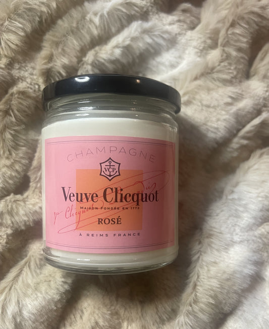 Veuve Clicquot Rose Bubbly Pink Scented Soy Candle