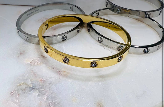 Diamond Bangle Bracelet