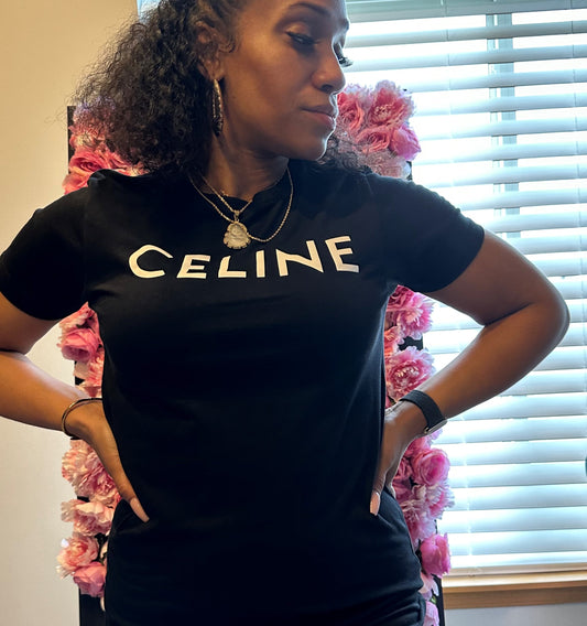 Celine Graphic Inspired T-Shirt